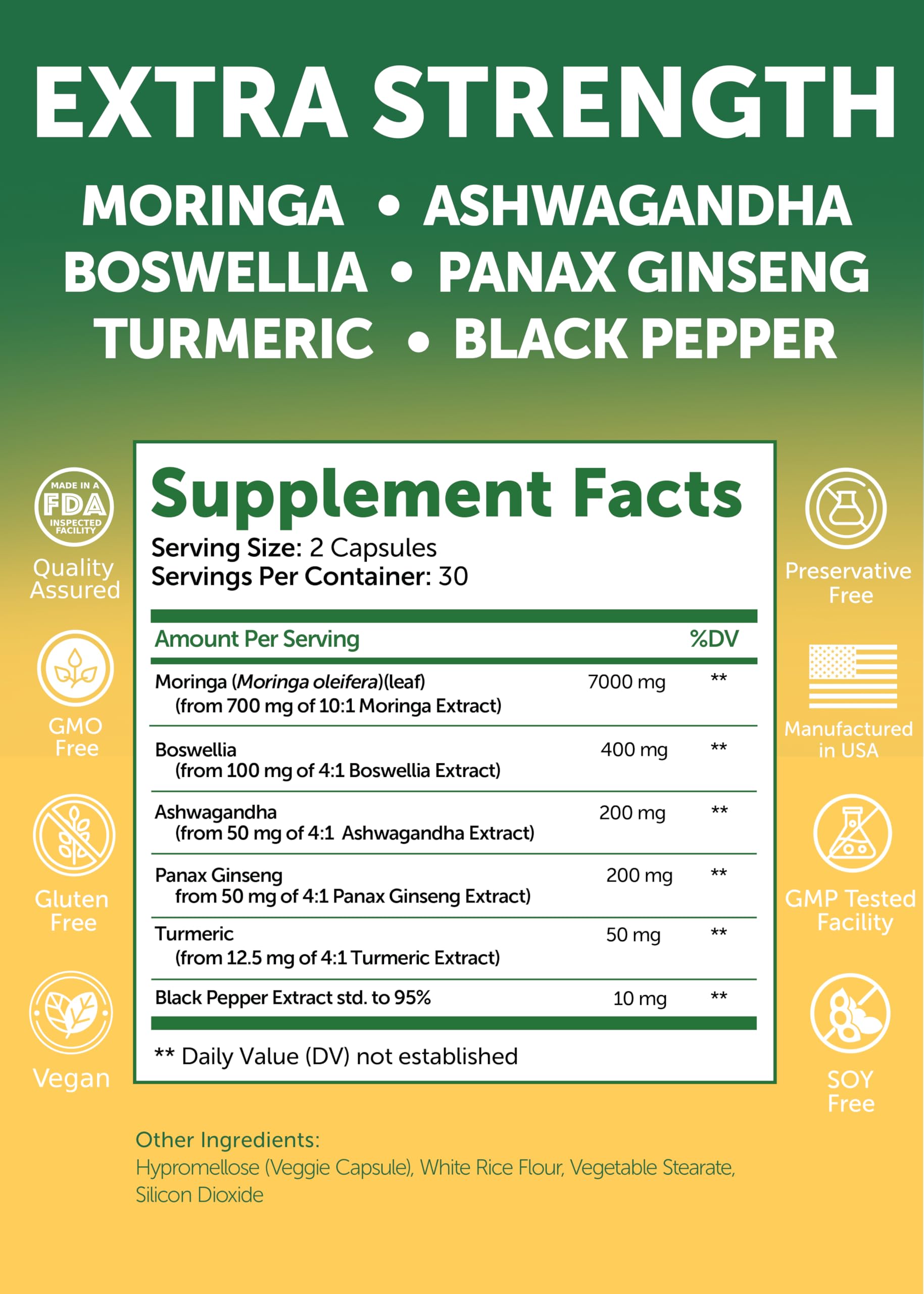 Lunakai Boswellia Turmeric Black Pepper – antioxidant-rich botanical blend.