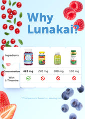 Lunakai USA-made gummies bottle ensures convenient use.