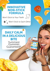 Lunakai Calm Gummies packaging shows USA-made quality and clean ingredients