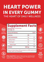 Lunakai CoQ10 gummies vegan label appeals to plant-based shoppers.