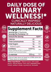 Illustration of cranberry fruit and extract used in Lunakai gummies.
