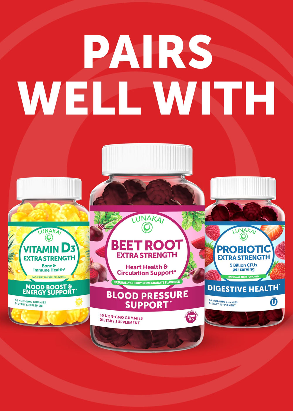 Lunakai diet-friendly phytosterol supplement pictured for wellness-minded adults.