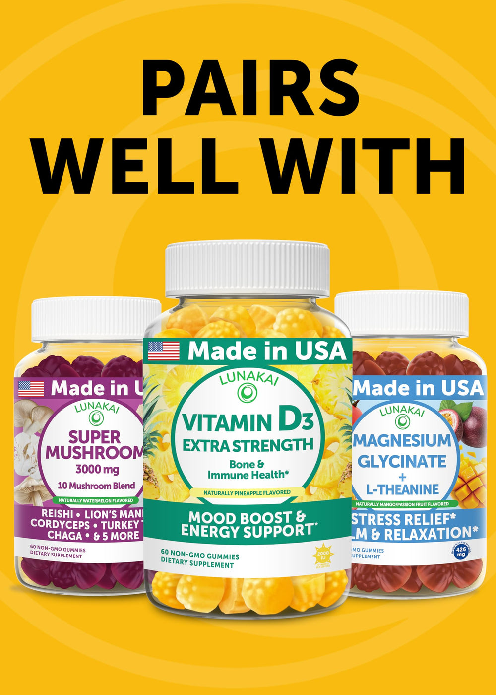 Lunakai gummies ideal for family wellness routines, adults and kids