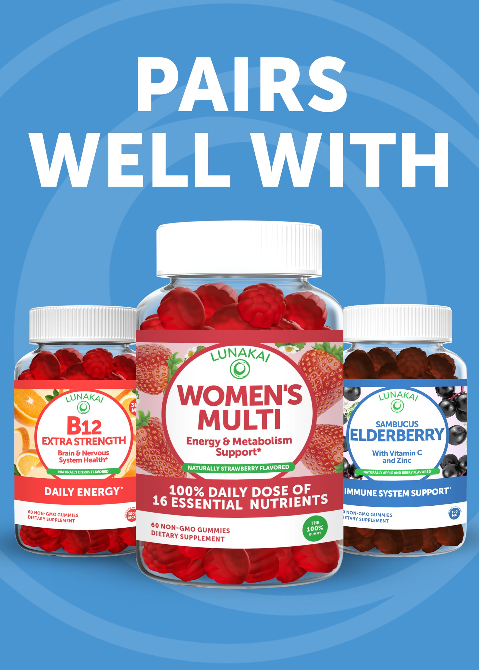 Lunakai Made in USA magnesium glycinate gummies quality.