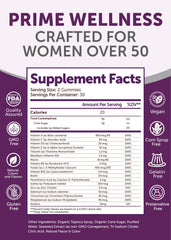 Lunakai nutrition facts panel, highlights essential vitamins.