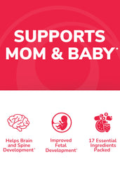 Lunakai vegan-friendly label on prenatal gummies