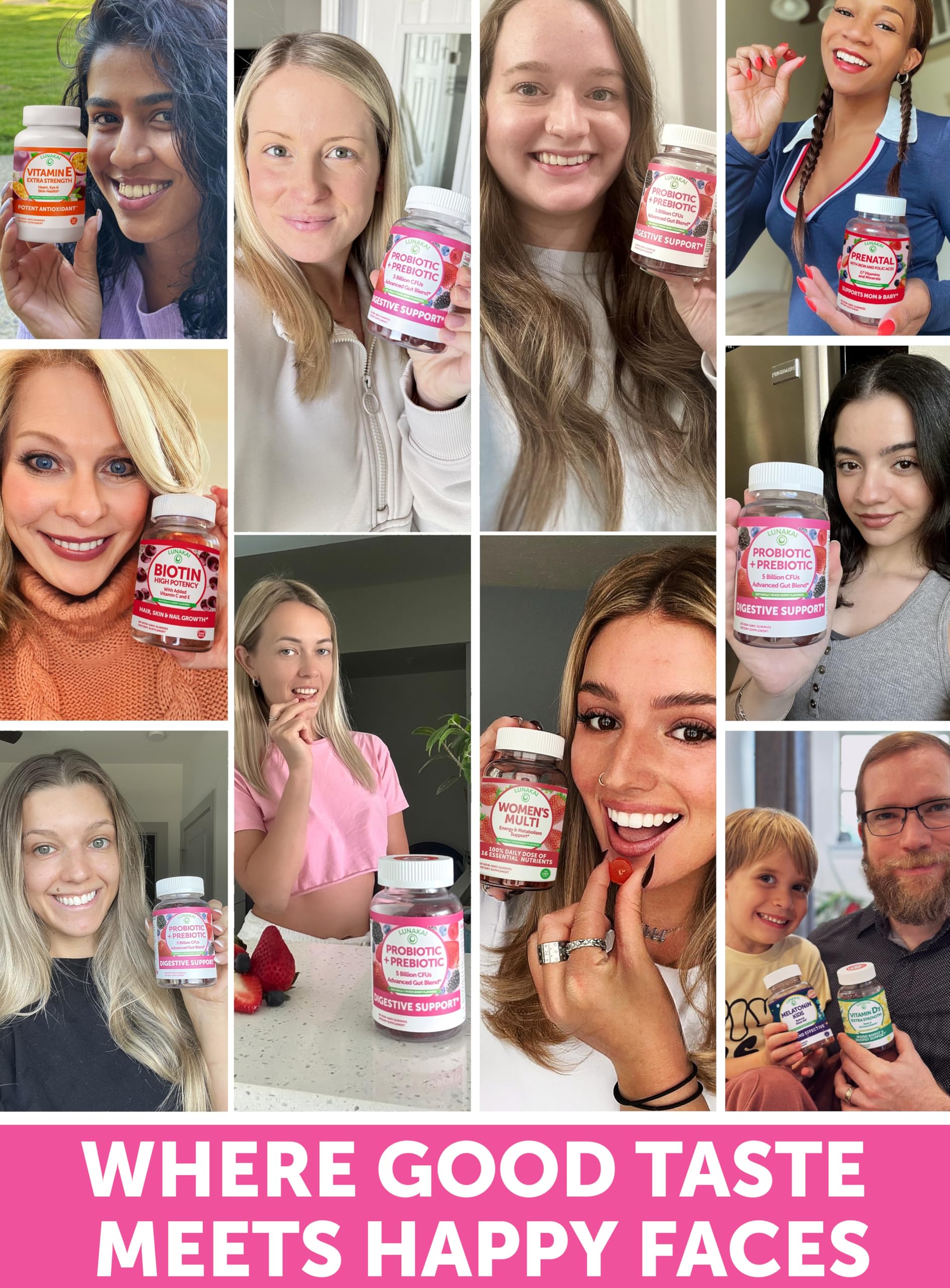 Lunakai USA-made label on bottle signaling quality.