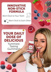Lunakai USA-made vegan iron gummies packaging highlighting clean, gelatin-free formula.