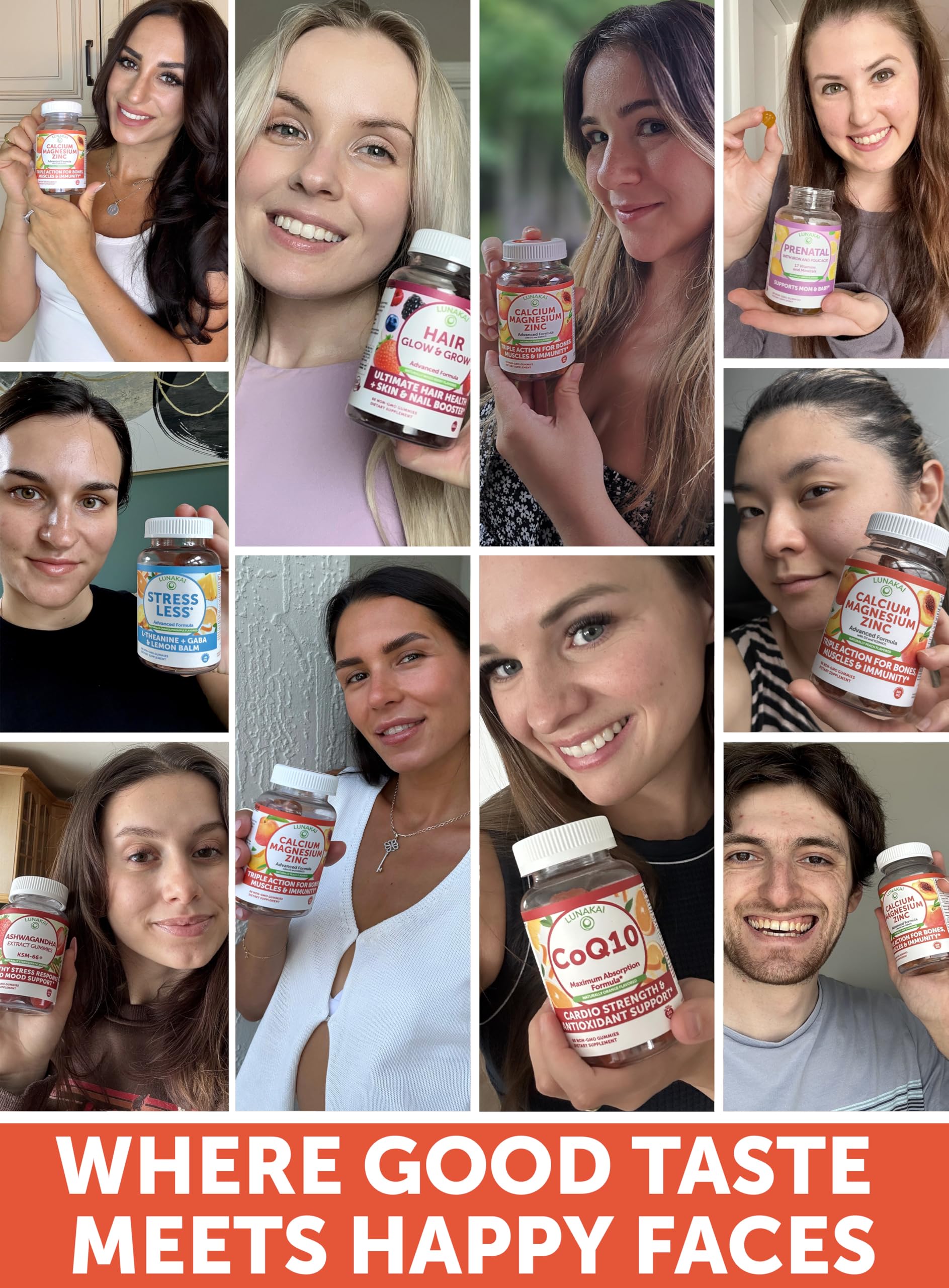 Lunakai vegan gluten-free gummies pack emphasizes inclusive dietary options.