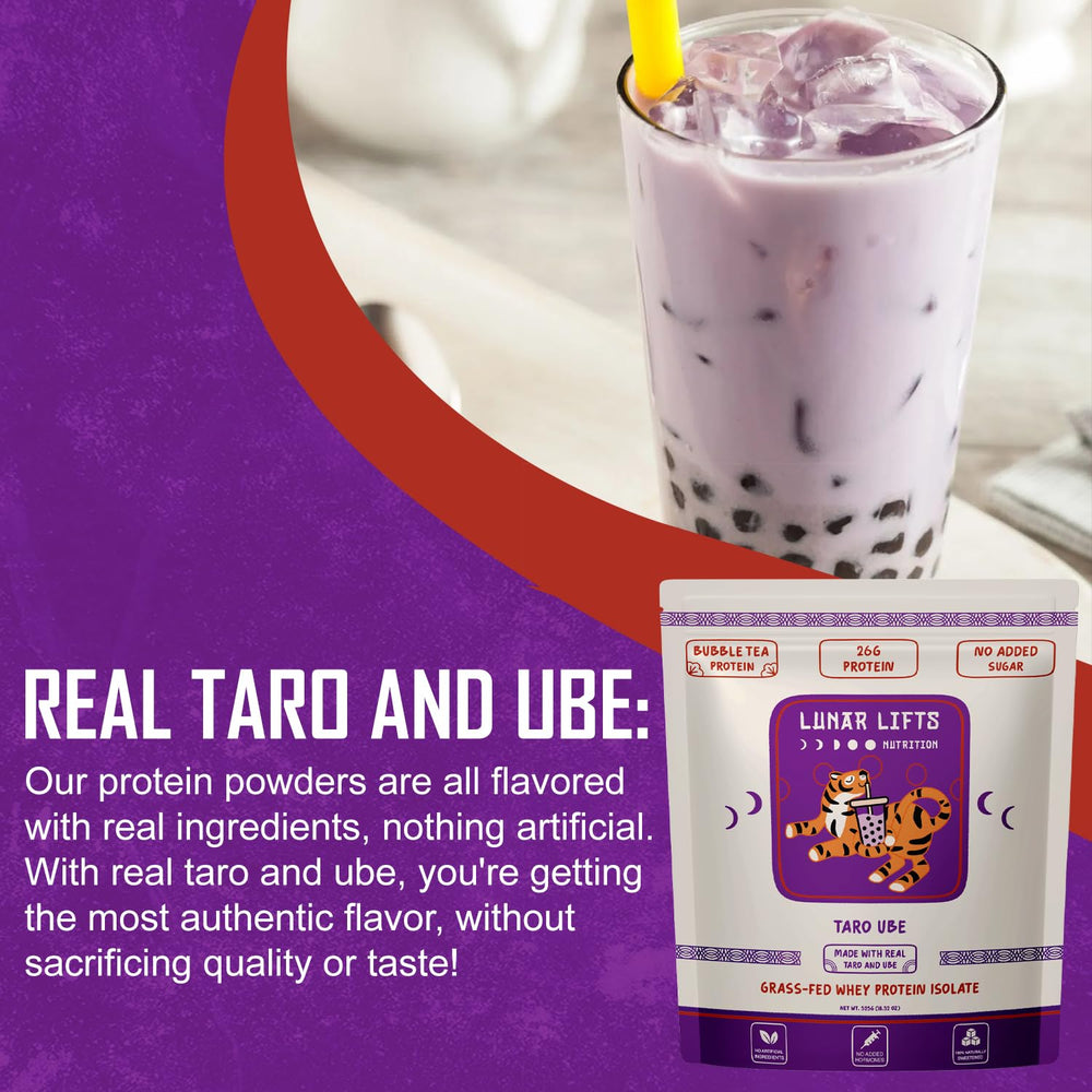 Lunar Lifts no-added-sugar formula uses stevia for a lighter shake.