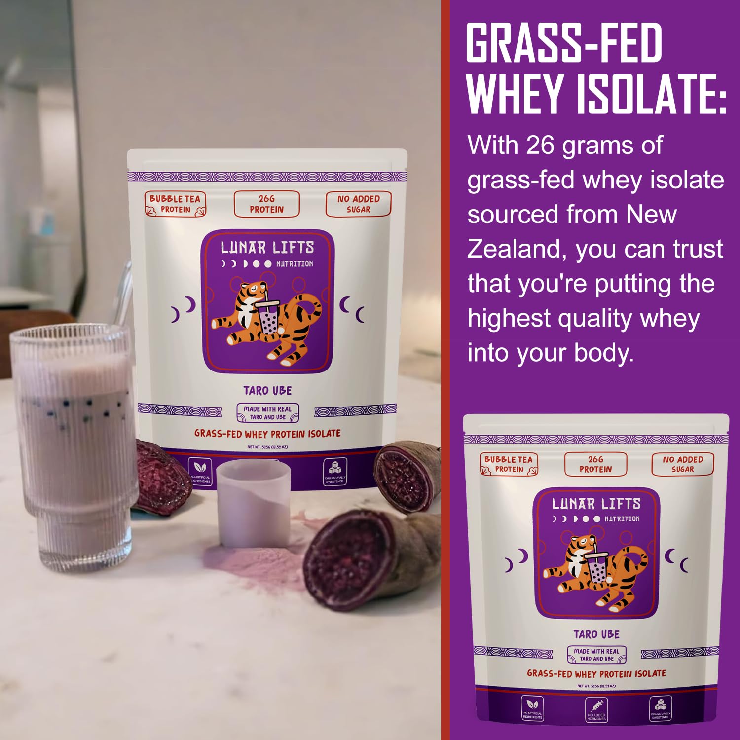 Lunar Lifts post-workout recovery support aids muscle repair after training.