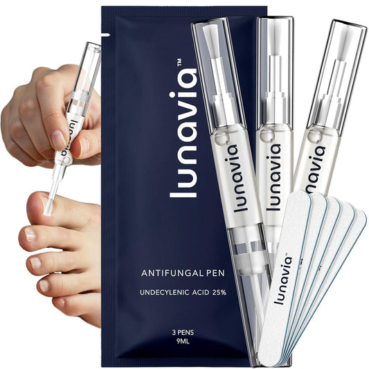 Lunavia Antifungal Pen applies cleanly to affected areas for targeted relief.