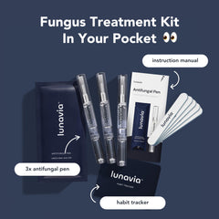 Lunavia Antifungal Pen features natural oils for hydration during treatment.