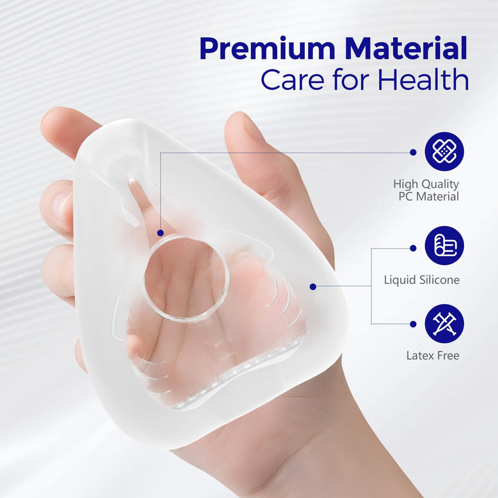 Easy-assembly cushion pad ensures quick replacement with Lungmate.