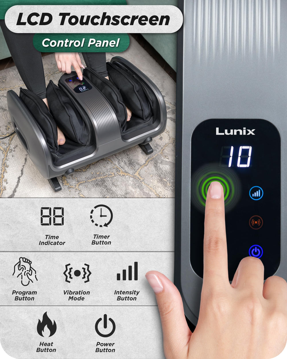 Lunix LX20 built-in handlebar for easy angle adjustment