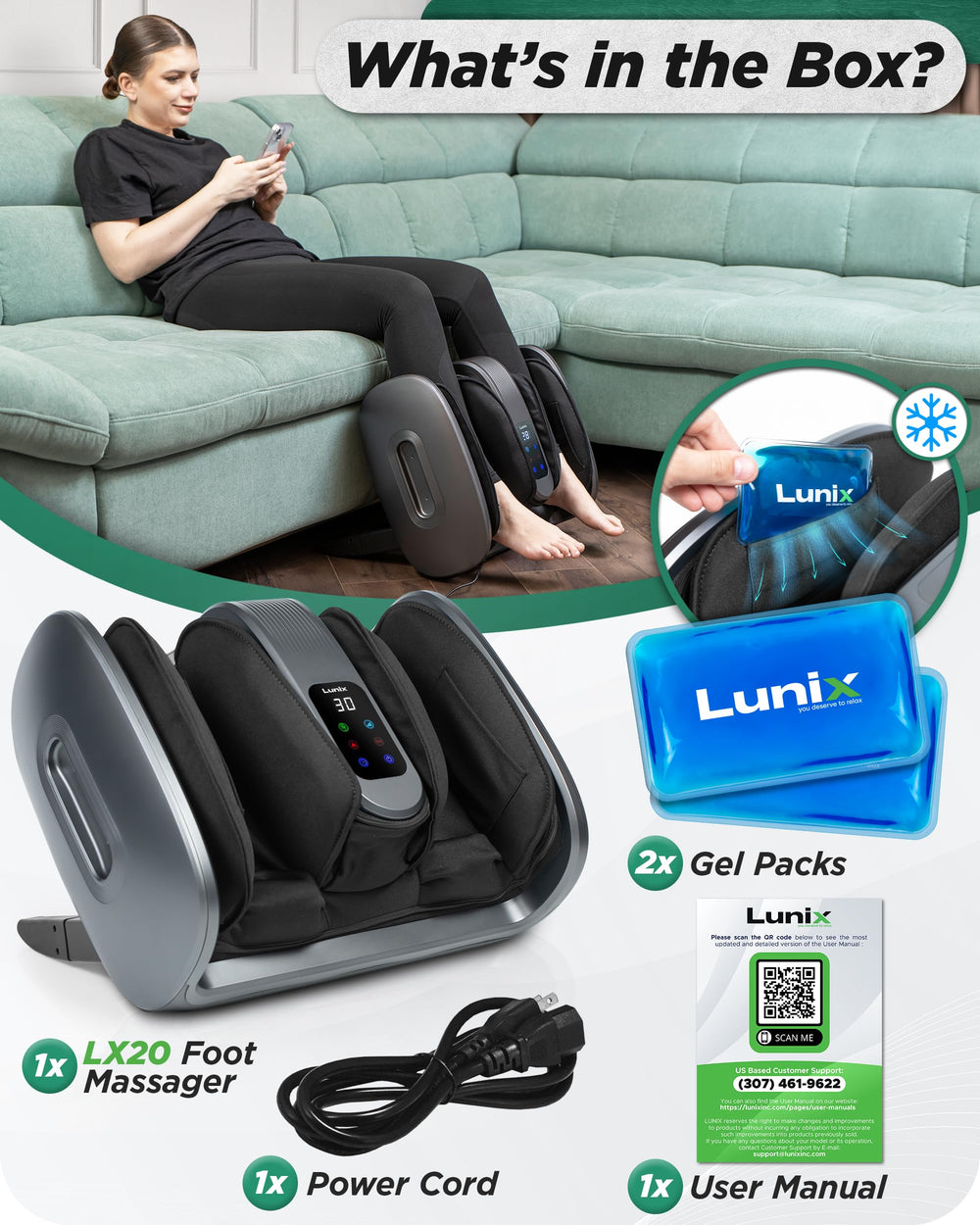 Lunix LX20 easy angle adjustment design for comfort