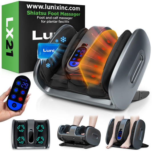 Lunix LX21 foot massager remote for on-demand relaxation after a long day.