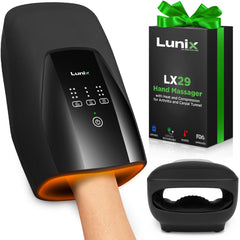 Lunix LX29 front view shows ergonomic design for effortless hand relief