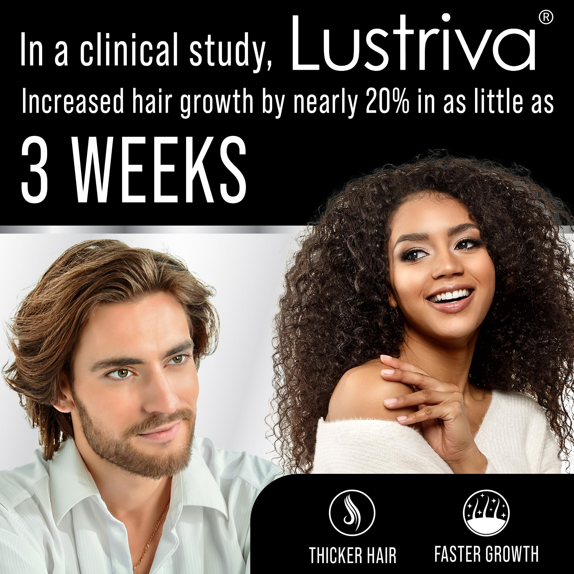 Lustriva capsules closeup highlighting biotin and silicon blend