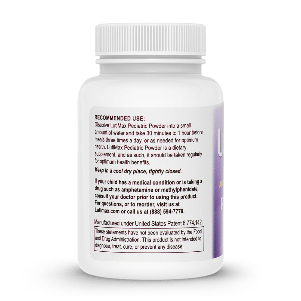 LutiMax GMP-certified facility logo and product line quality