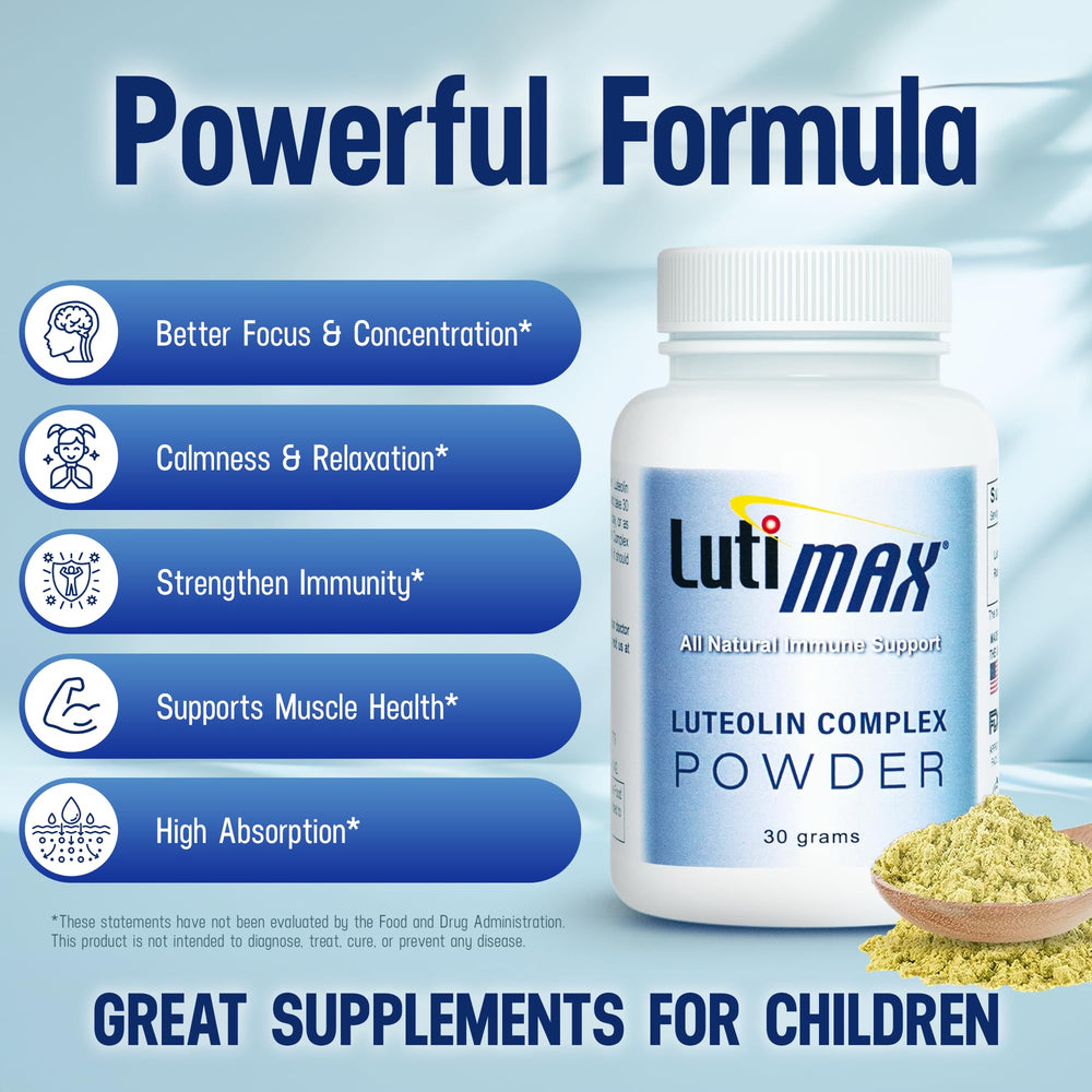LutiMax powder dissolving in water to show tasteless mix-in convenience