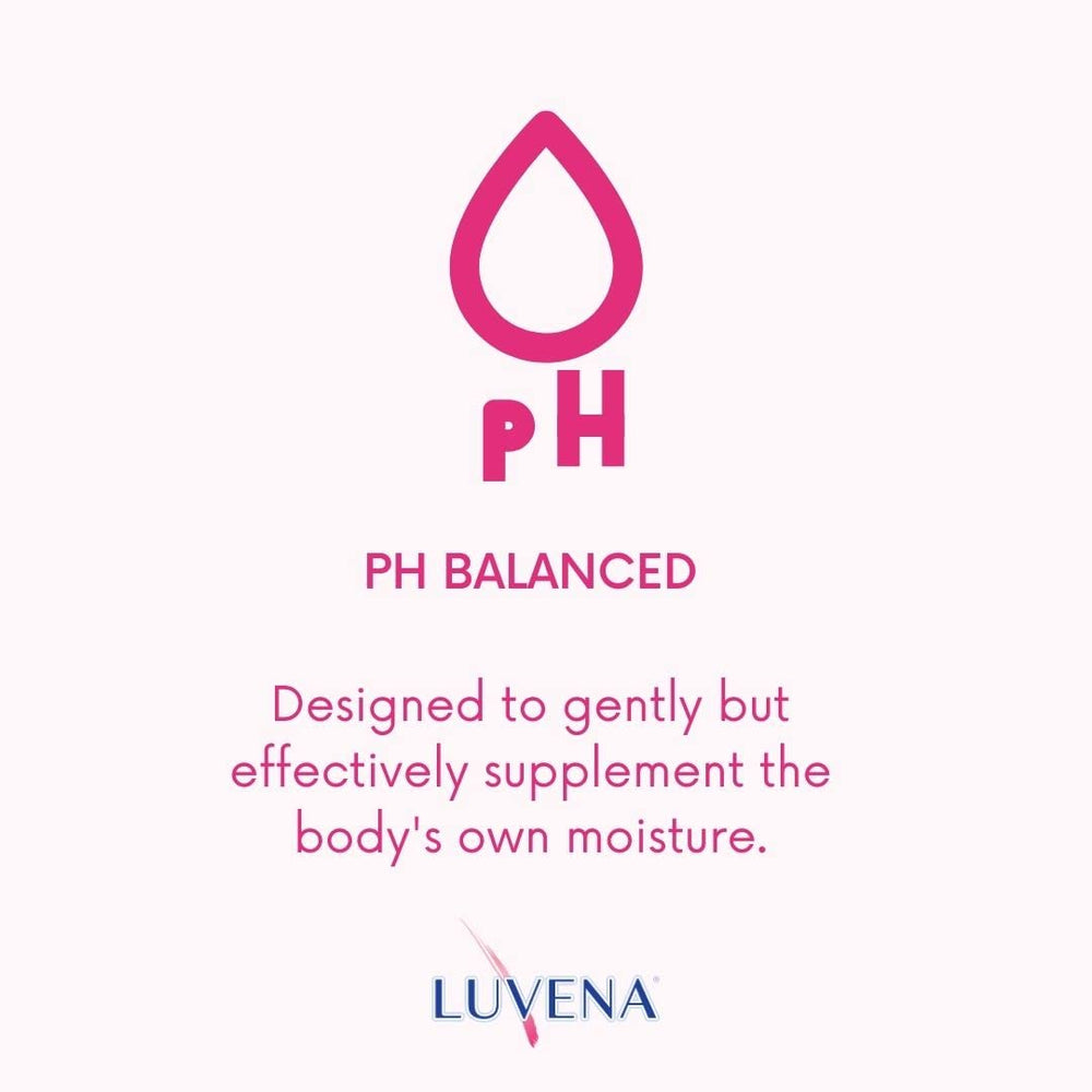 Luvena safe ingredients label—paraben and glycerin free.