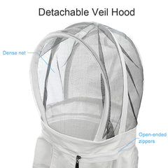 Luwint detachable veil with strong zipper ensures clear visibility.