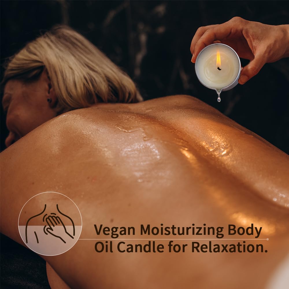 LUXMASA Amber Vanilla scent offers warm, comforting fragrance for relaxation.