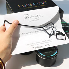 Luxmasa vodka-cranberry scent massage candle for refreshing massage sessions.