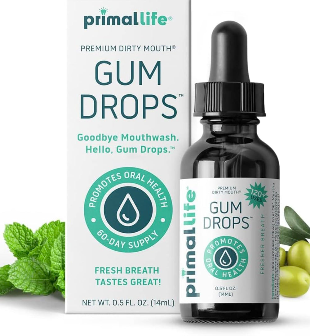 LuxProdX Primal gum care being applied during brushing routine