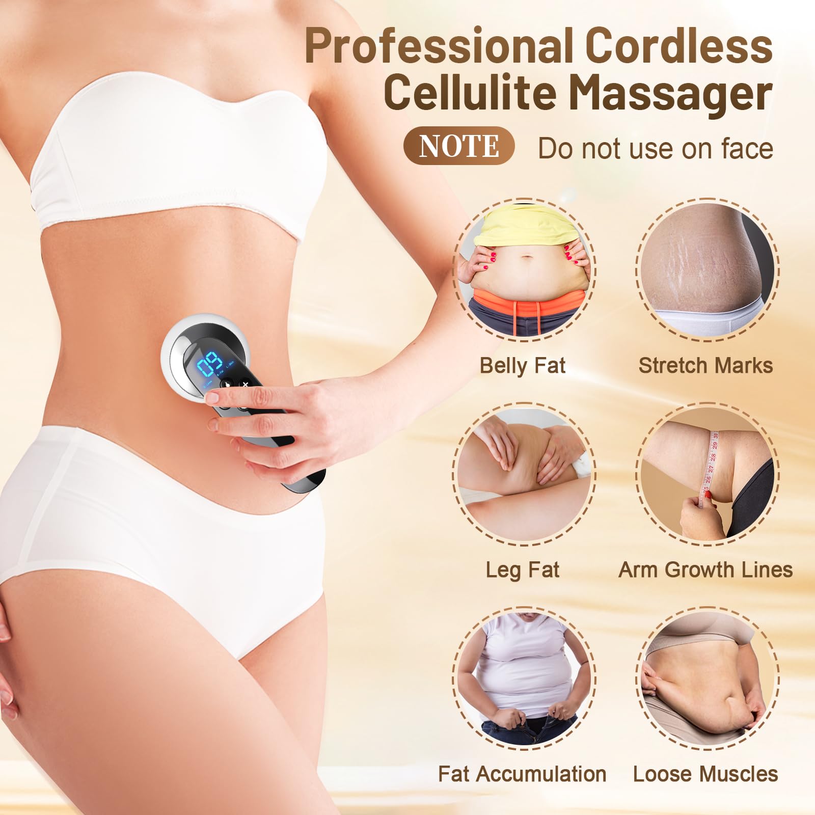 Luxulist arms massage visual highlights targeted care for toned arms