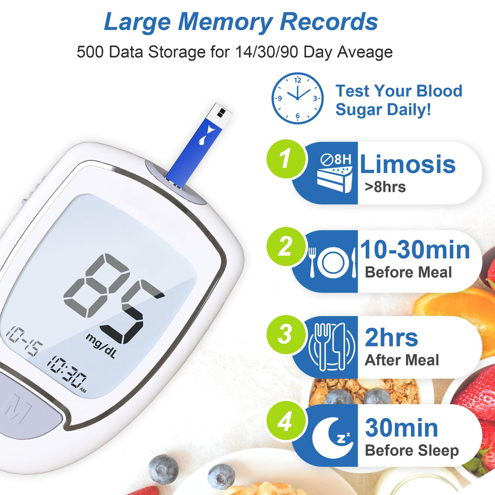 Lvonge glucose test strips 100-pack for reliable at-home testing.
