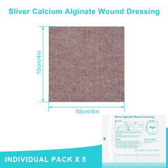 Lvonge non-stick wound pad 4x4 protects skin during dressing changes.