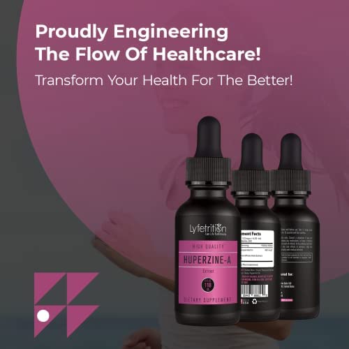 Lyfetrition Huperzine-A third-party tested badge signals quality