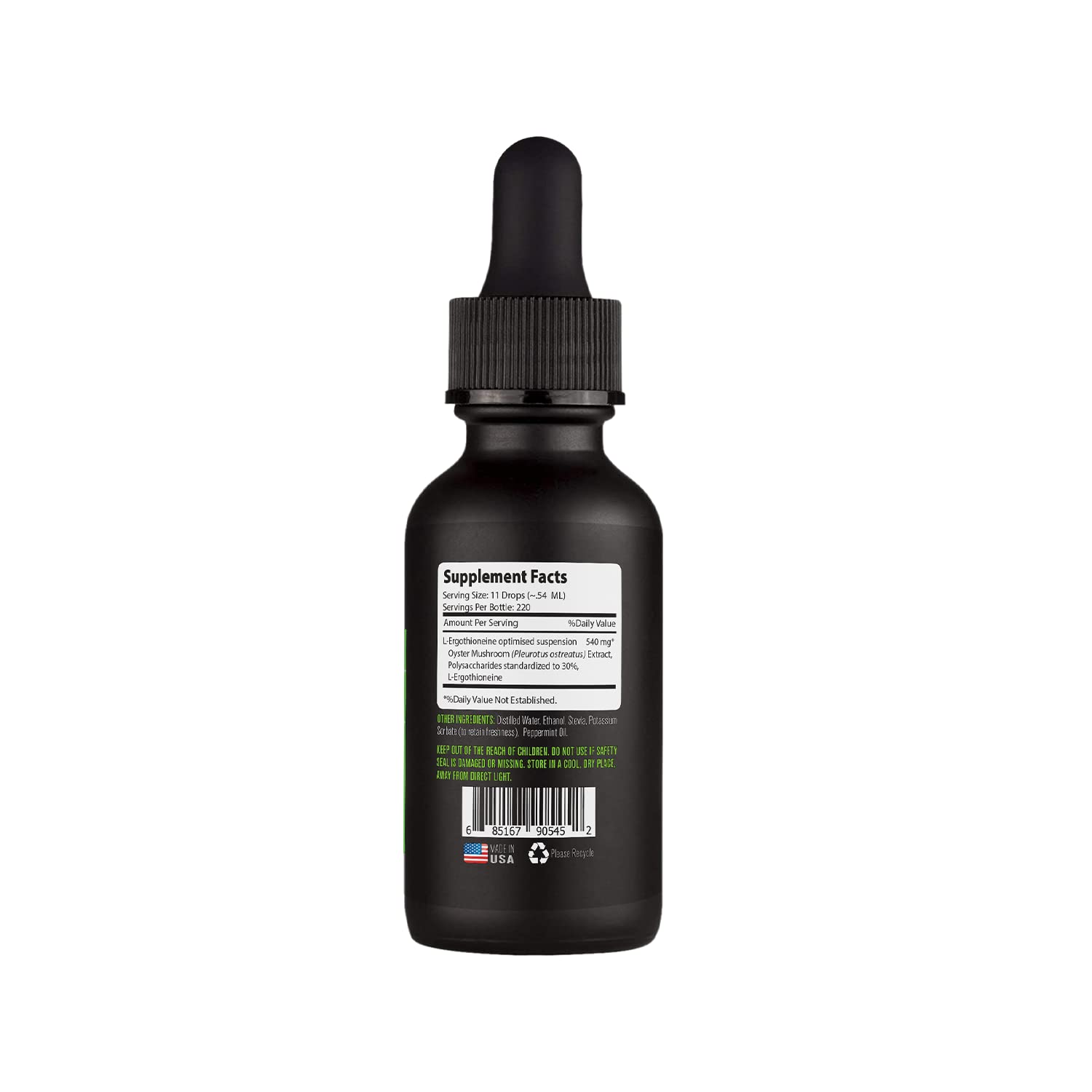 Lyfetrition drops over glass showing convenient usage.