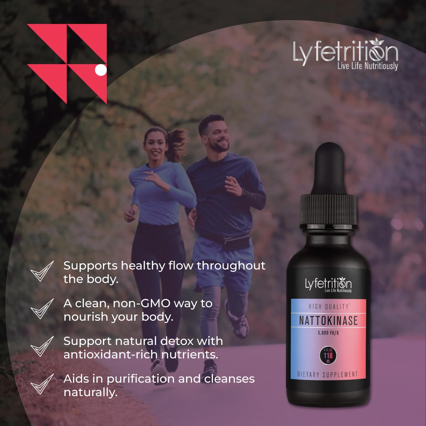 Collard green extract label feature on Lyfetrition formula.