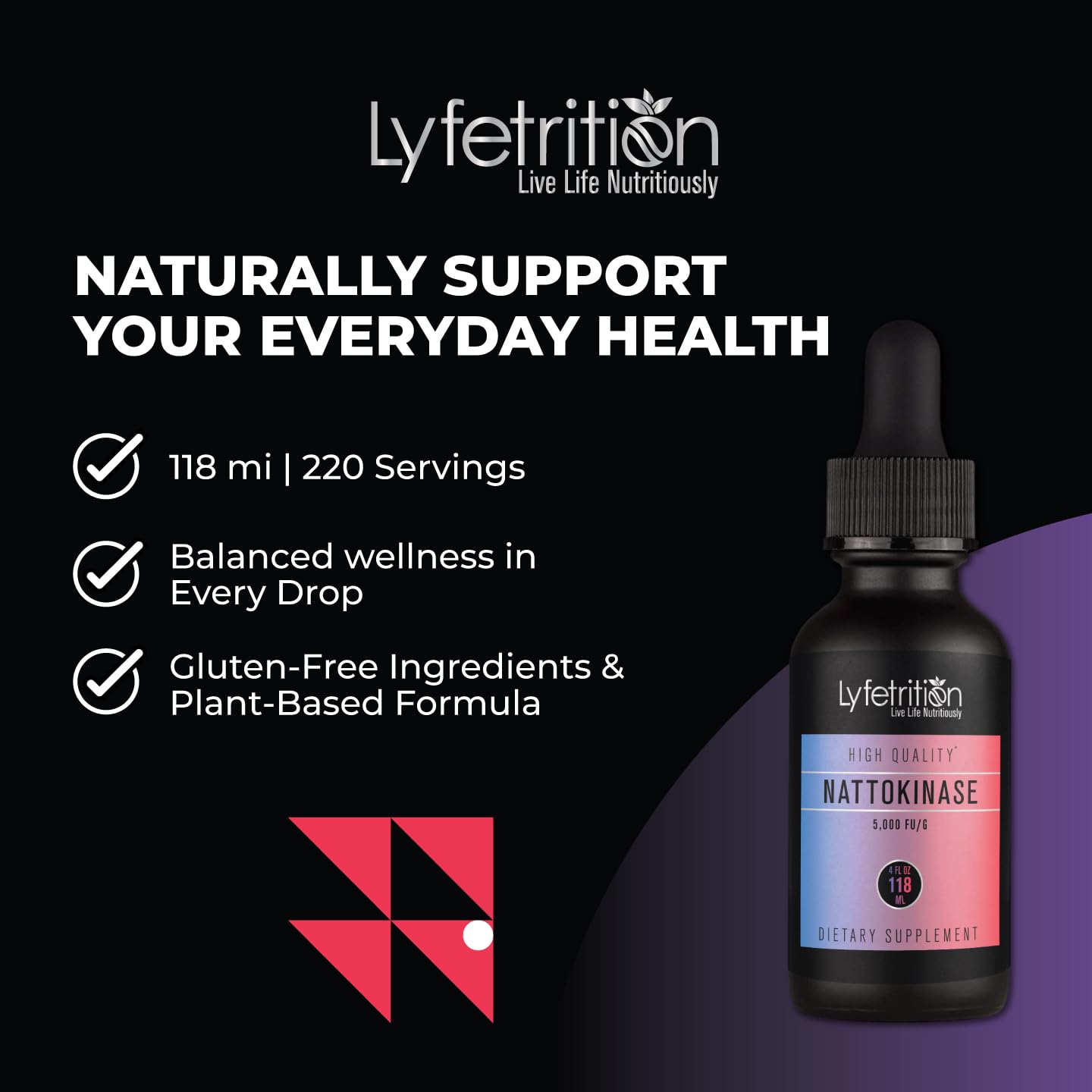 Lyfetrition GMP facility backdrop signals quality and safety.