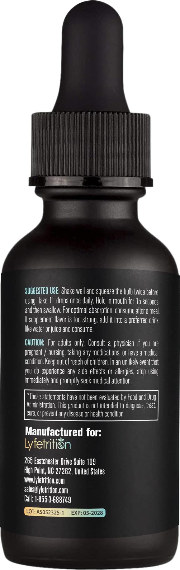 Bottle with 118 ml and 220 servings indicated
