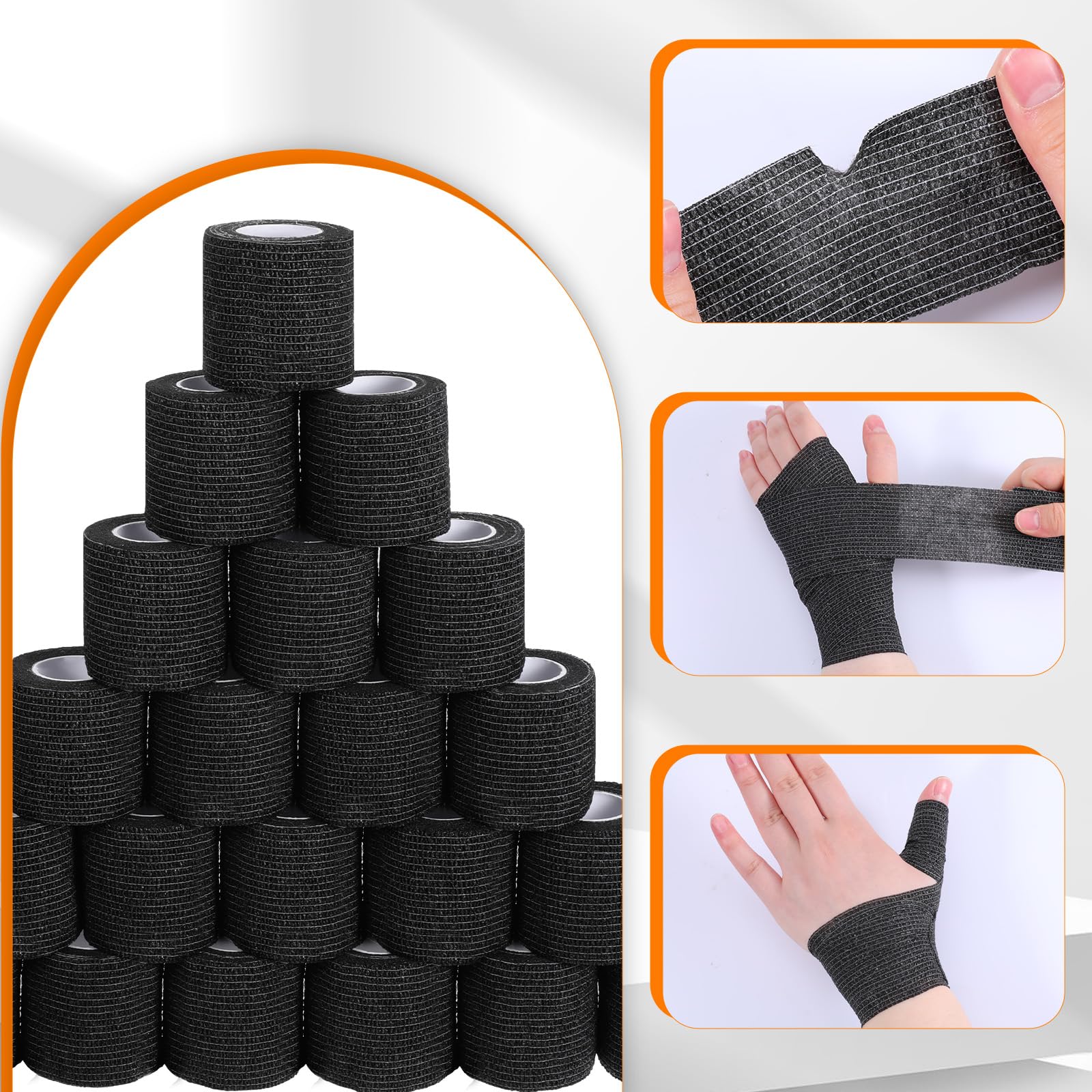 Lyksgir multi-use bandage supports ankles, wrists, knees for sports