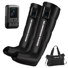Lymneth professional air compression leg massager with cordless full-coverage functionality.