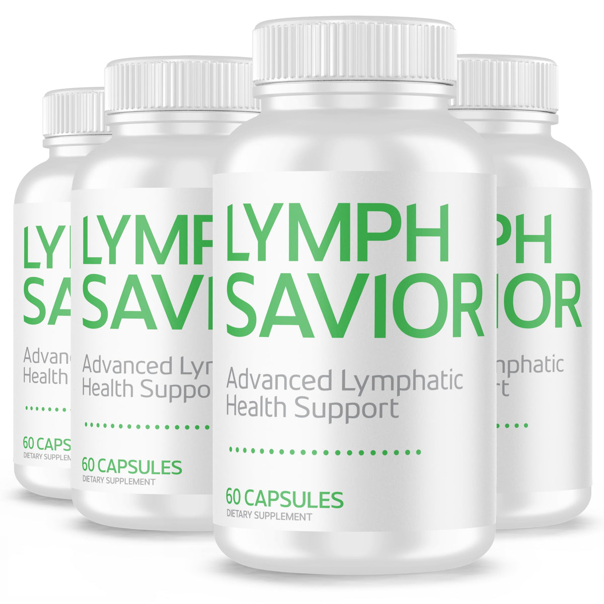 Lymph Savior bottle front featuring a 30-day supply for ongoing wellness support