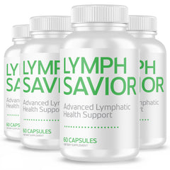 Lymph Savior bottle front featuring a 30-day supply for ongoing wellness support