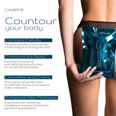 LYMPH8 menthol cooling sensation provides refreshing feel during treatment.