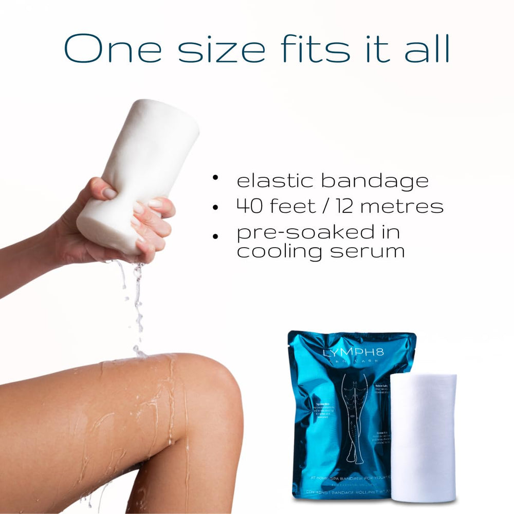 LYMPH8 wrap stomach area targets contouring and firmer appearance.