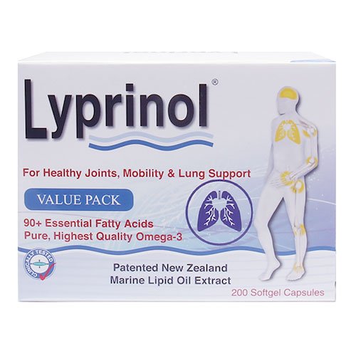 Lyprinol PCSO-524 bottle close-up for daily joint support
