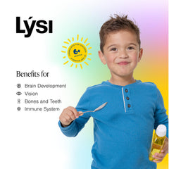 LYSI Littles golden cod liver oil liquid with natural purity