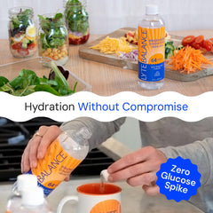On-the-go LYTE BALANCE bottle with straw for busy days.