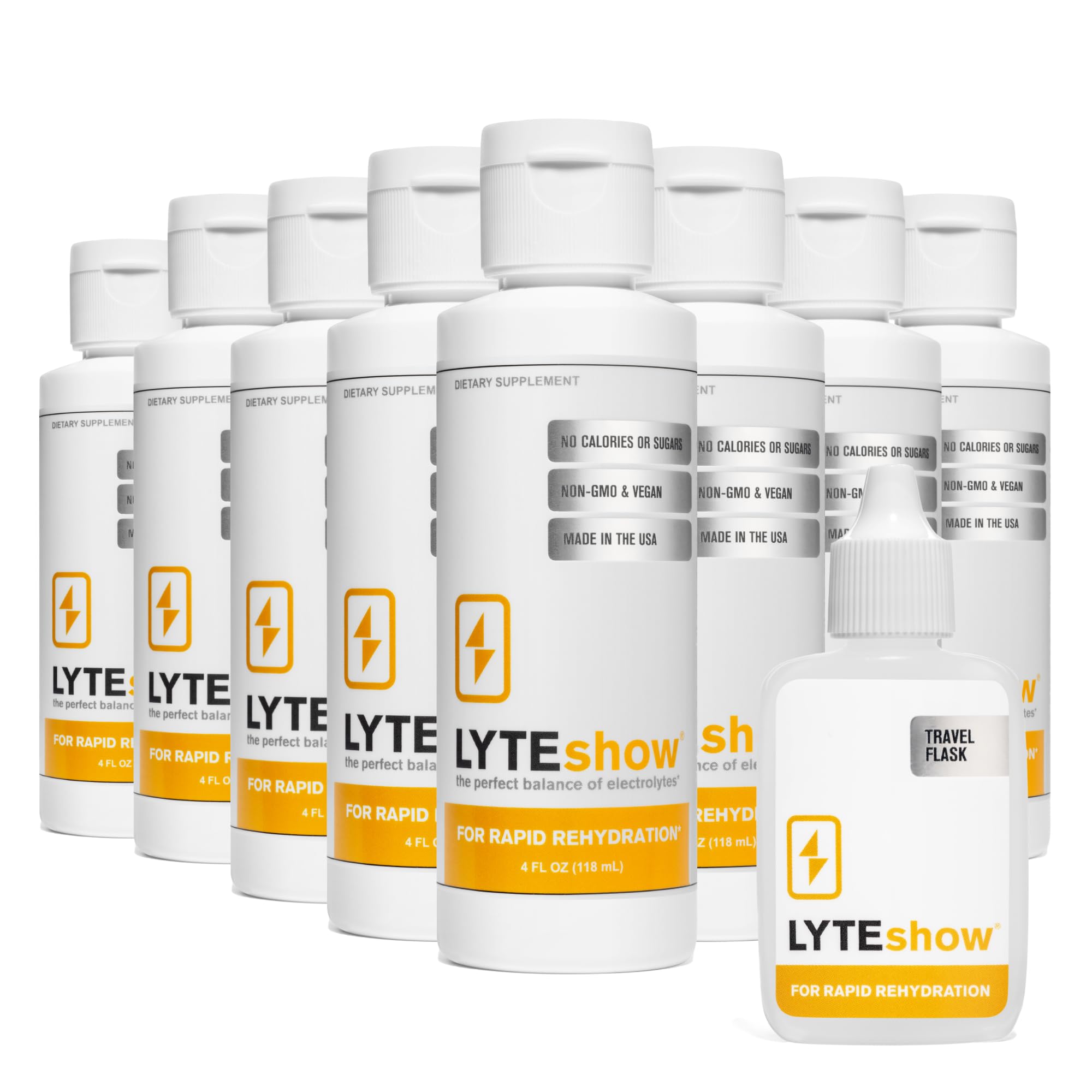 LyteLine bottle pour for easy on-the-go hydration and refreshment.