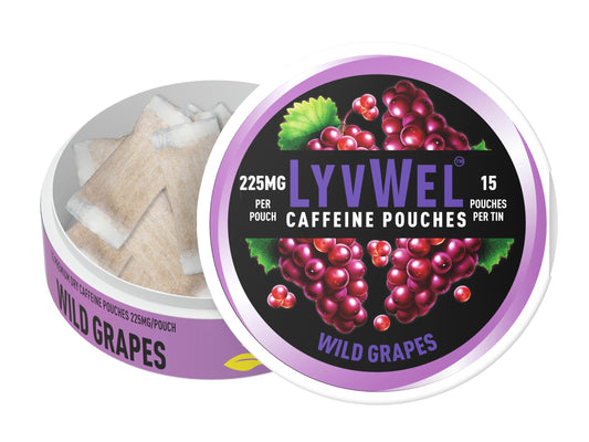 LyvWel energy pouches pack back view highlighting easy storage and no mess