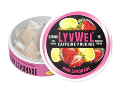 LyvWel 225mg energy pouches under lip use for discreet boost